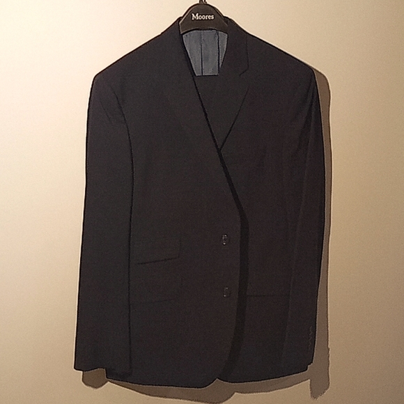 Joseph Abboud 100% wool navy stripe 42S - Picture 1 of 9